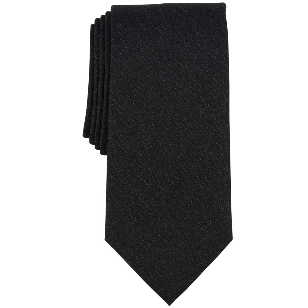 Michael Kors Men Bronson Solid Tie Black One Size